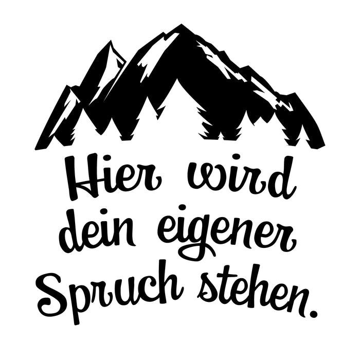 Spruch mit Grafik 1