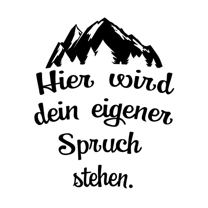 Spruch mit Grafik 1
