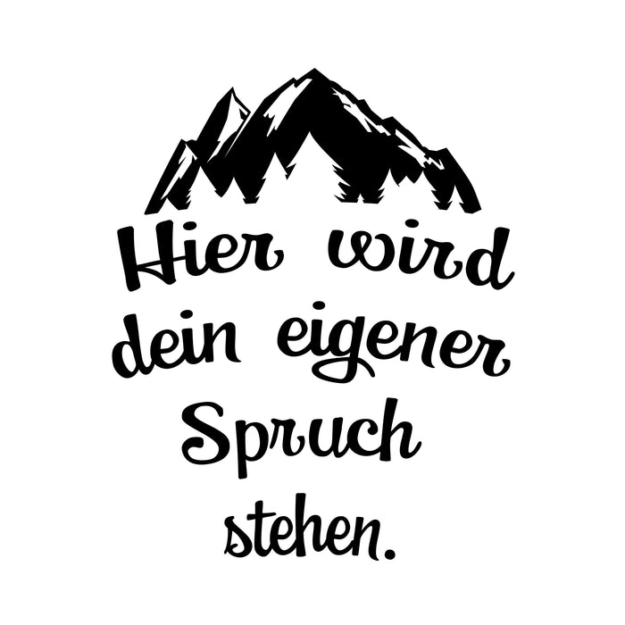 Spruch mit Grafik 1